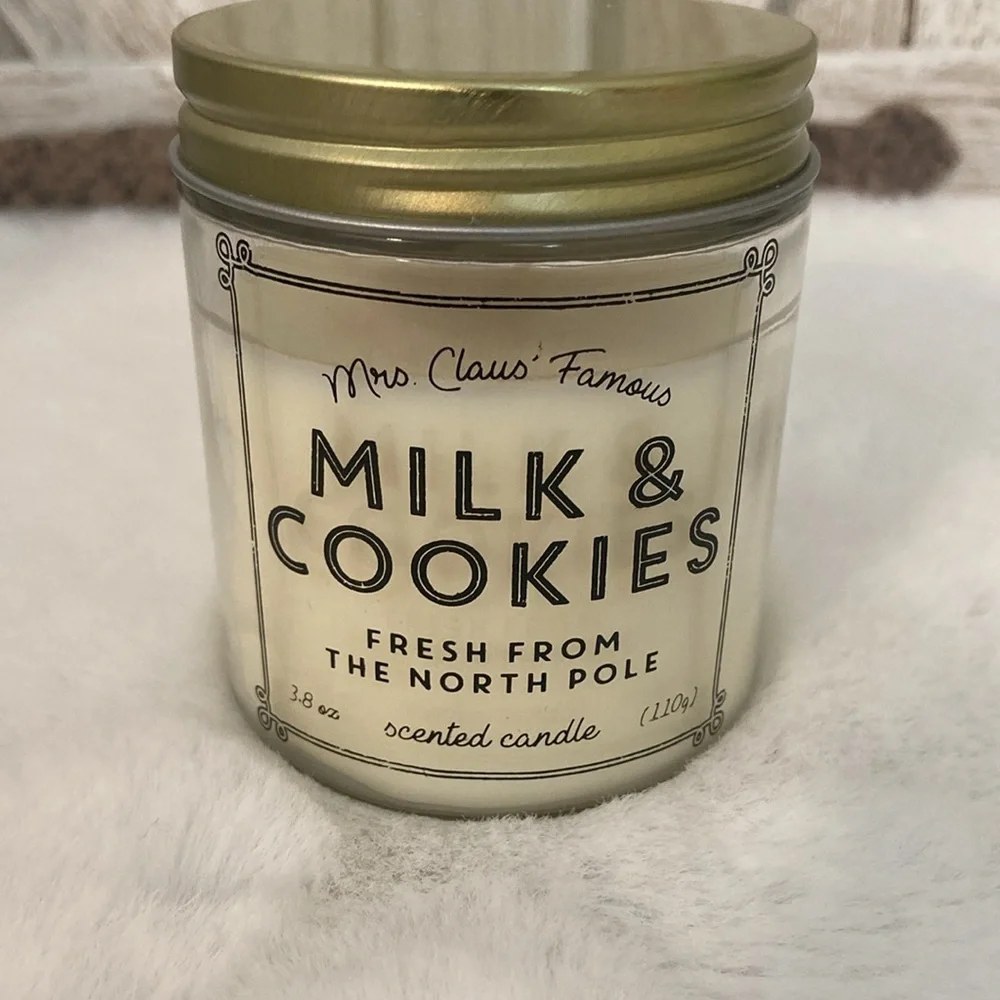 Target BP Christmas Milk & Cookie Mini Candle